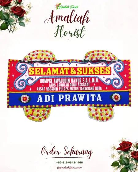 Papan Bunga Ucapan Selamat TANA TORAJA